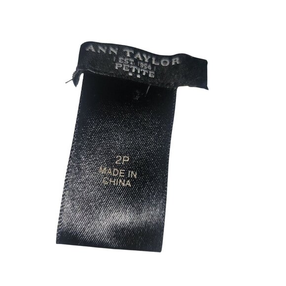 ANN TAYLOR Striped‎ Sleeveless Knee-Length Dress With Back Zipper Closure Womens - Picture 7 of 7